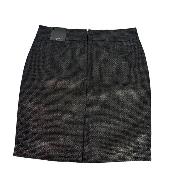 Banana Republic size 8 Woven Tweed Textured Pencil Skirt NEW - Picture 7 of 10